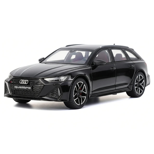 [TOY] 1:24 Audi 2019 RS6 C8 svart modellbil Die-Cast