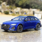 [TOY] 1:24 Audi 2019 RS6 C8 Blue Model Car Die-Cast
