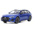 [TOY] 1:24 Audi 2019 RS6 C8 Blue Model Car Die-Cast