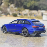 [TOY] 1:24 Audi 2019 RS6 C8 Blue Model Car Die-Cast