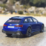 [TOY] 1:24 Audi 2019 RS6 C8 Blue Model Car Die-Cast