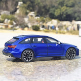 [TOY] 1:24 Audi 2019 RS6 C8 Blue Model Car Die-Cast