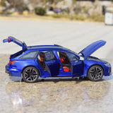 [TOY] 1:24 Audi 2019 RS6 C8 Blue Model Car Die-Cast