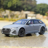 [TOY] 1:24 Audi 2019 RS6 C8 gris voiture miniature Die-Cast