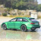 [TOY] 1:24 Audi 2019 RS6 C8 Green Model Car Die-Cast