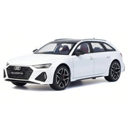 Audi 2019 RS6 C8 الأبيض 1:24 – مجسم سيارة معدني للعرض