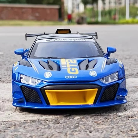 [TOY] 1:24 Audi 2020 R8 LMS GT2 Blue Model Car Die-Cast