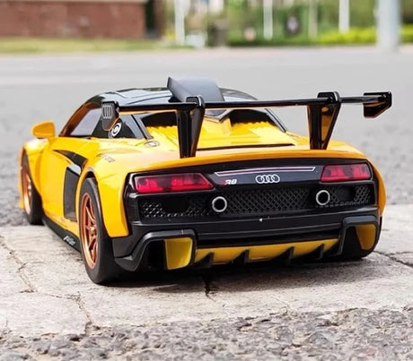 [TOY] 1:24 Audi 2020 R8 LMS GT2 Yellow Model Car Die-Cast