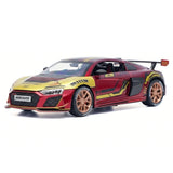[TOY] 1:24 Audi 2021 R8 LMS GT3 Iron Man Model Car Die-Cast