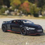 [TOY] 1:24 Audi 2021 R8 RWD noir voiture miniature Die-Cast