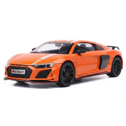 Audi 2021 R8 RWD البرتقالي 1:24 – مجسم سيارة معدني للعرض