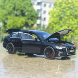 [TOY] 1:24 Audi 2023 A6 L musta pienoismalli Die-Cast