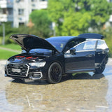 [TOY] 1:24 Audi 2023 A6 L musta pienoismalli Die-Cast