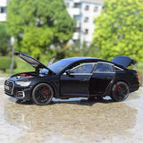 [TOY] 1:24 Audi 2023 A6 L musta pienoismalli Die-Cast