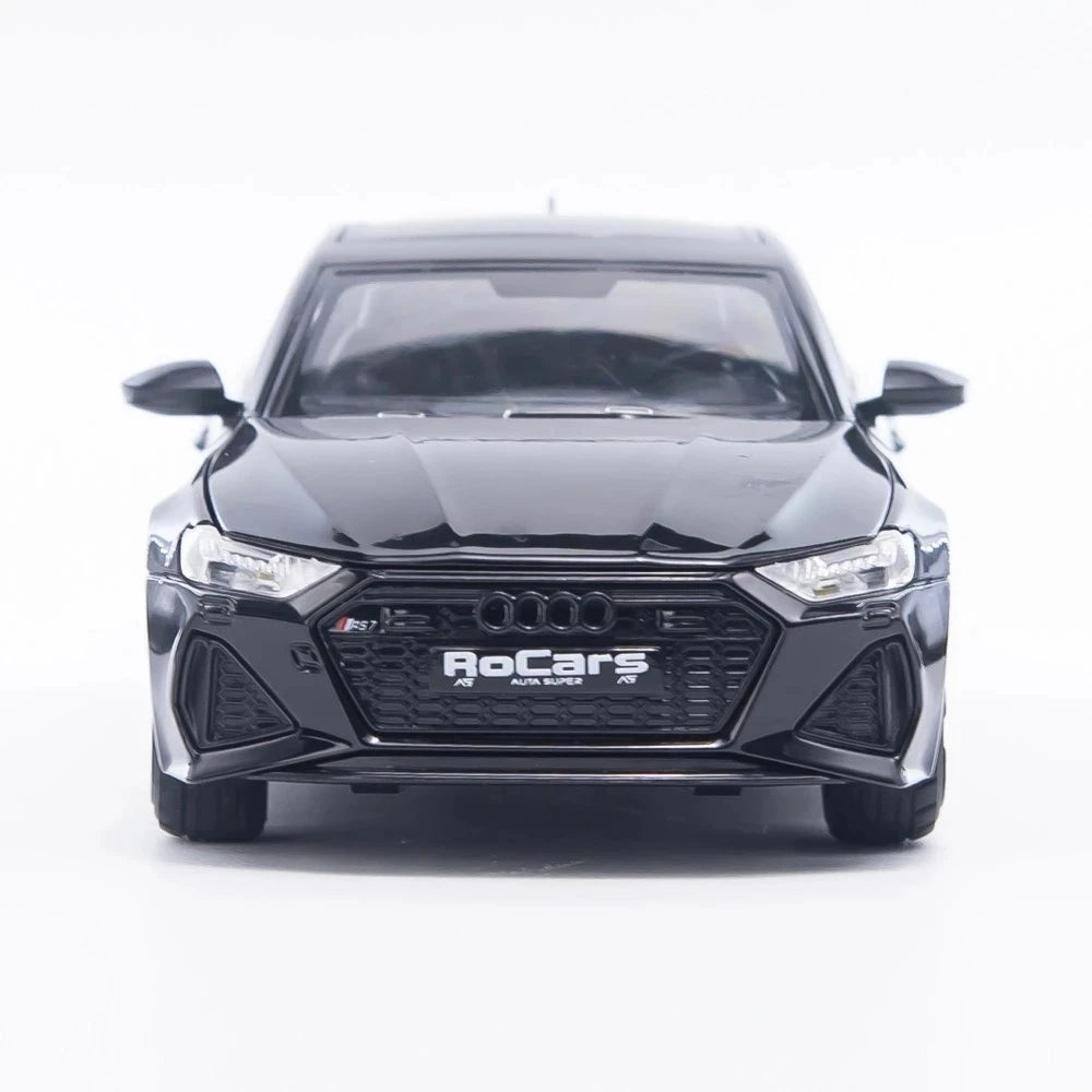 [TOY] 1:24 Audi 2024 RS7 Black Model Car Die-Cast