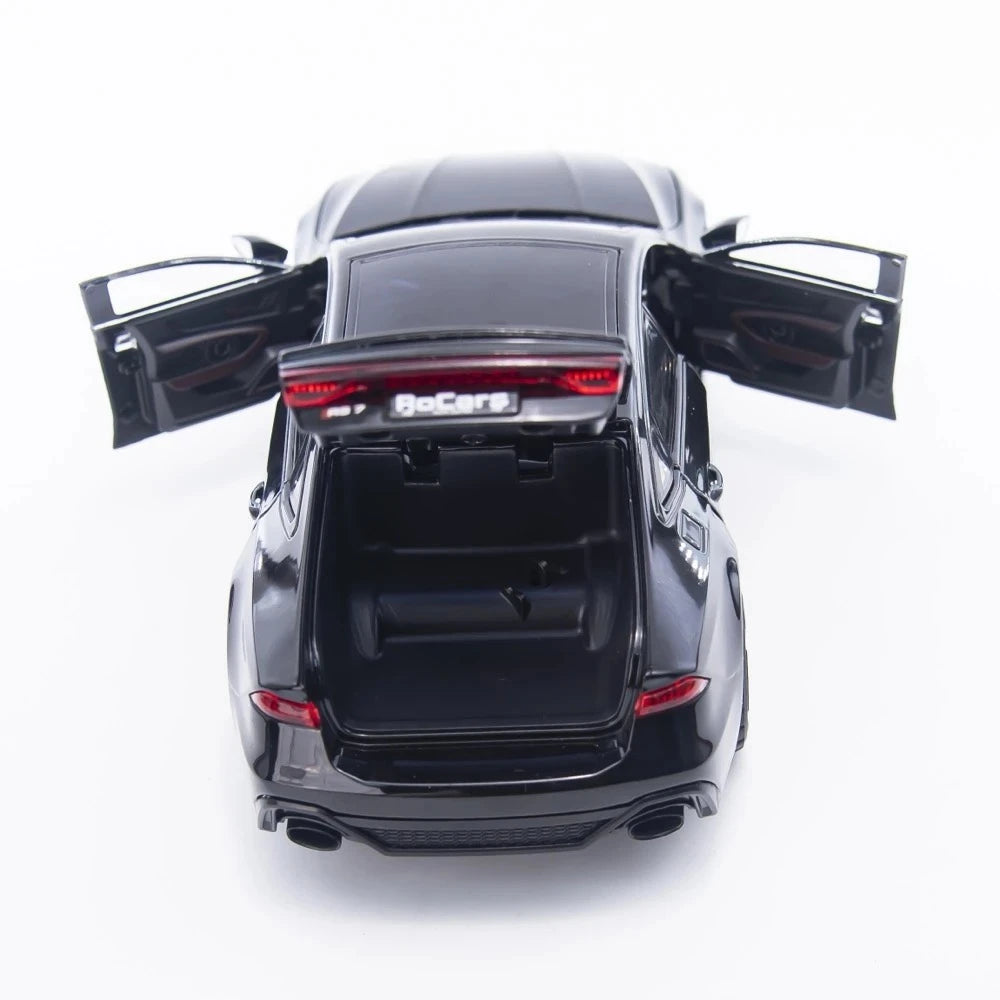 [TOY] 1:24 Audi 2024 RS7 Black Model Car Die-Cast