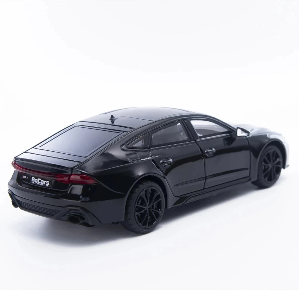[TOY] 1:24 Audi 2024 RS7 Black Model Car Die-Cast
