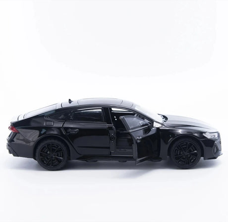 [TOY] 1:24 Audi 2024 RS7 musta pienoismalli Die-Cast