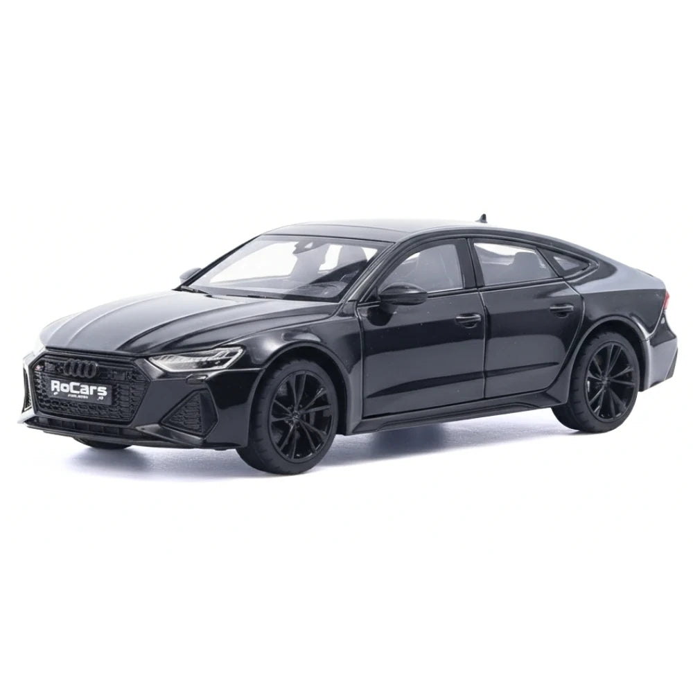 [TOY] 1:24 Audi 2024 RS7 Black Model Car Die-Cast