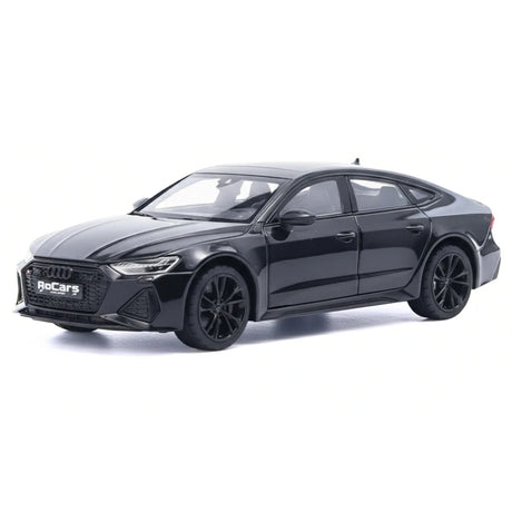 [TOY] 1:24 Audi 2024 RS7 musta pienoismalli Die-Cast