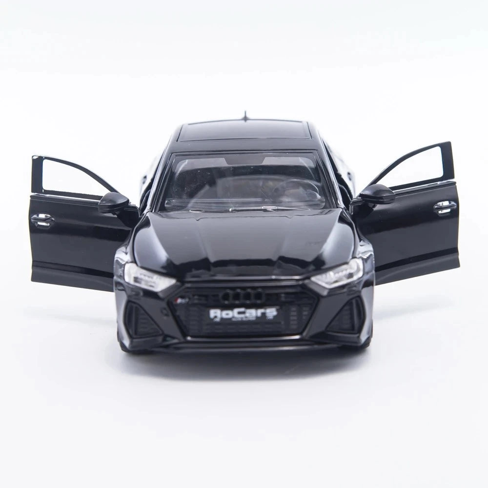 [TOY] 1:24 Audi 2024 RS7 Black Model Car Die-Cast