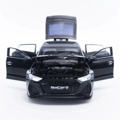 [TOY] 1:24 Audi 2024 RS7 Black Model Car Die-Cast