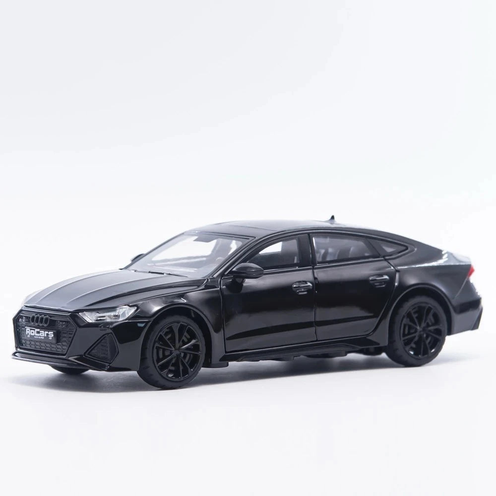 [TOY] 1:24 Audi 2024 RS7 Black Model Car Die-Cast