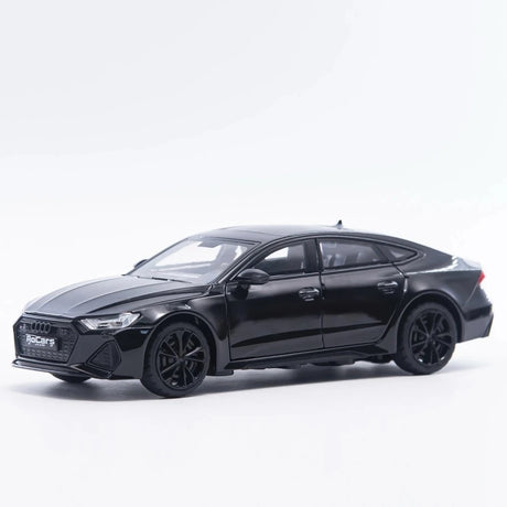 [TOY] 1:24 Audi 2024 RS7 musta pienoismalli Die-Cast