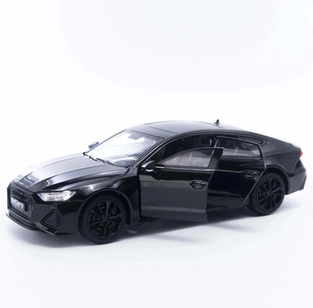 [TOY] 1:24 Audi 2024 RS7 Black Model Car Die-Cast