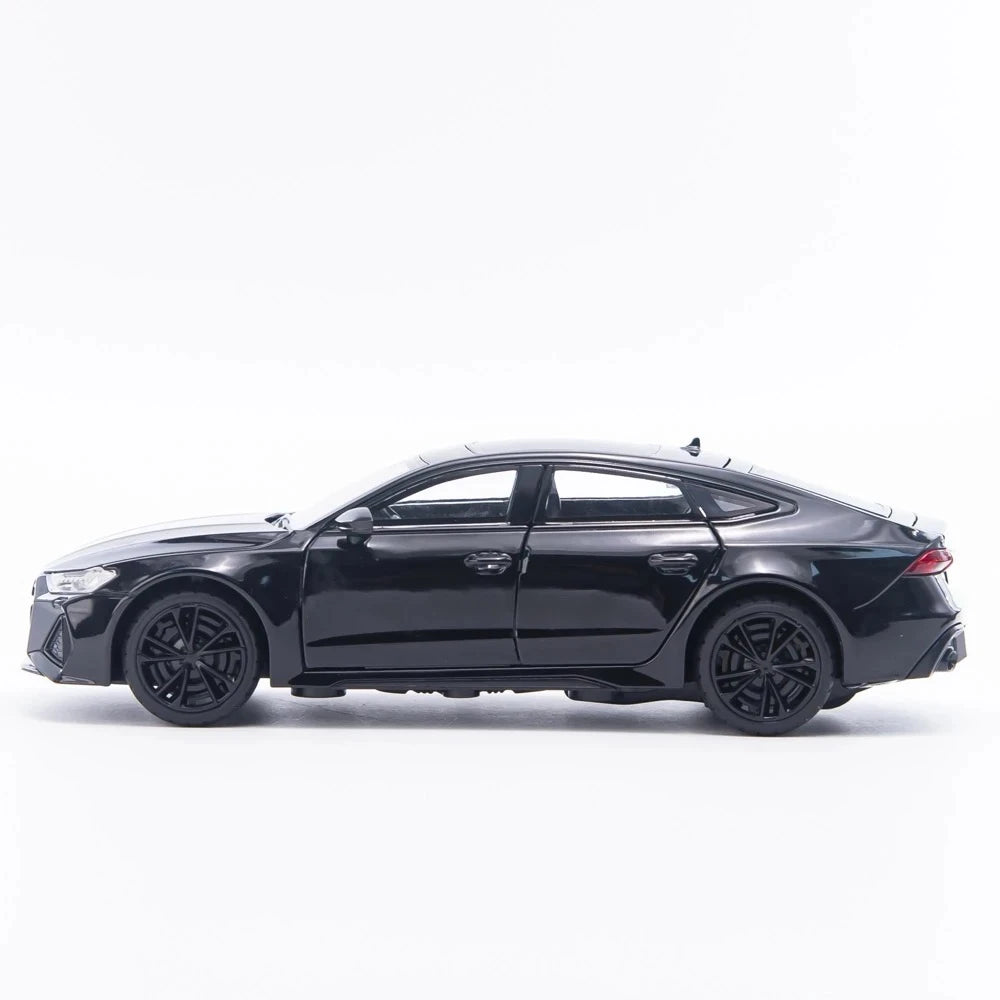 [TOY] 1:24 Audi 2024 RS7 Black Model Car Die-Cast