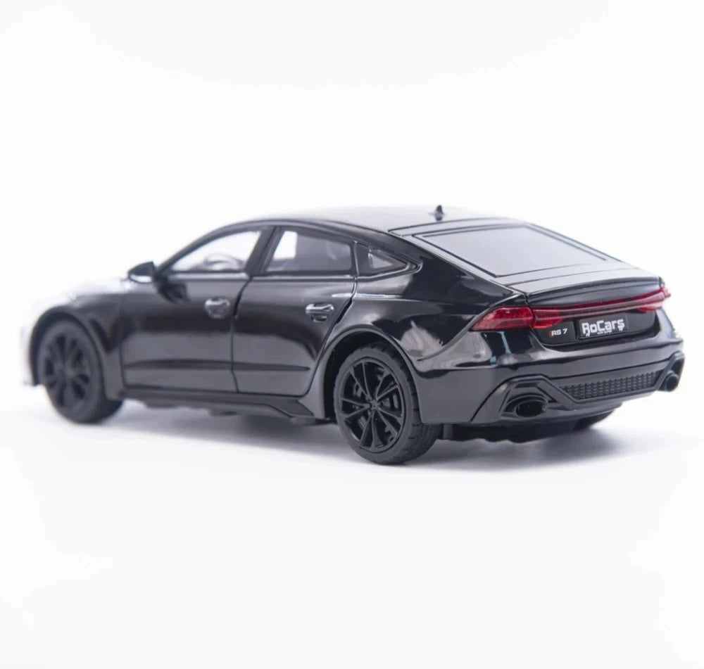 [TOY] 1:24 Audi 2024 RS7 Black Model Car Die-Cast