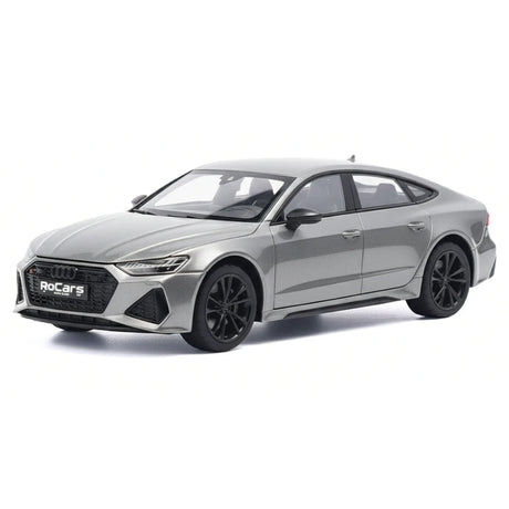 Audi 2024 RS7 cinzento 1:24 – modelo de exposição em metal fundido