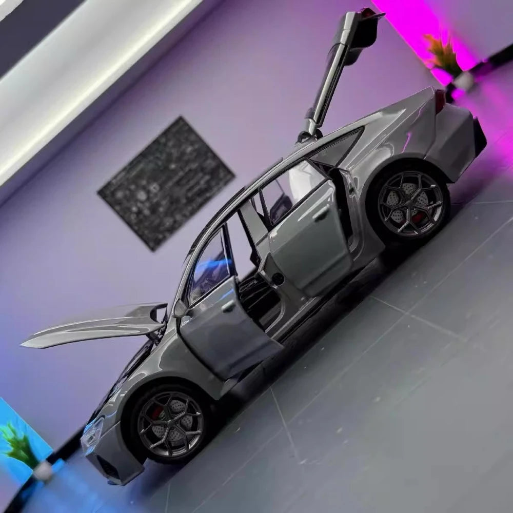 [TOY] 1:24 Audi 2024 RS7 Gray Model Car Die-Cast