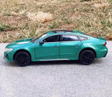 [TOY] 1:24 Audi 2024 RS7 vihreä pienoismalli Die-Cast