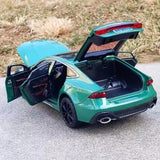 [TOY] 1:24 Audi 2024 RS7 vihreä pienoismalli Die-Cast