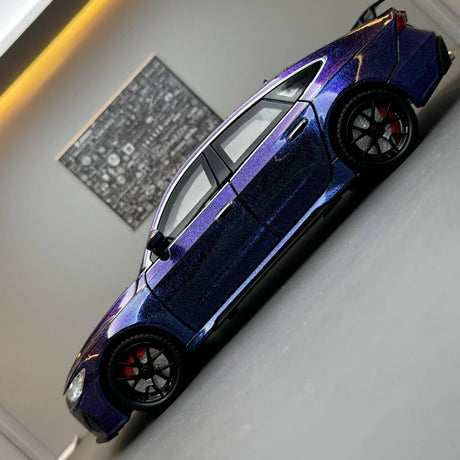 Audi 2024 RS7 roxo 1:24 – modelo de exposição em metal fundido