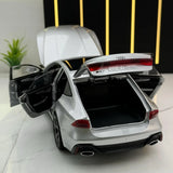 [TOY] 1:24 Audi 2024 RS7 Silver Model Car Die-Cast