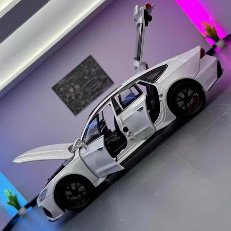 Audi 2024 RS7 branco 1:24 – modelo de exposição em metal fundido