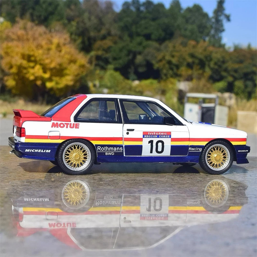[TOY] 1:24 BMW 1988 E30 M3 #10 Tour de Corse Model Car Die-Cast