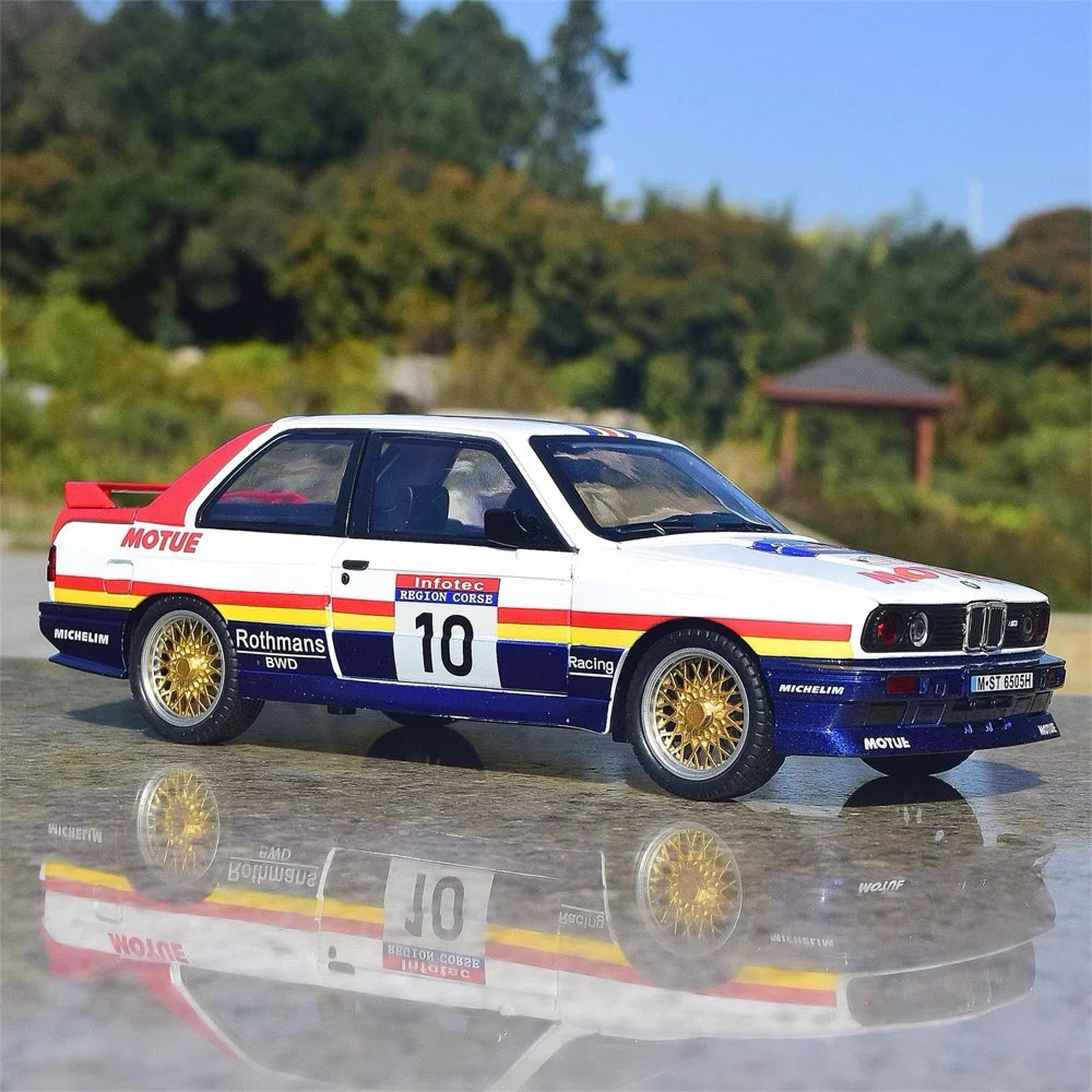 [TOY] 1:24 BMW 1988 E30 M3 #10 Tour de Corse Model Car Die-Cast