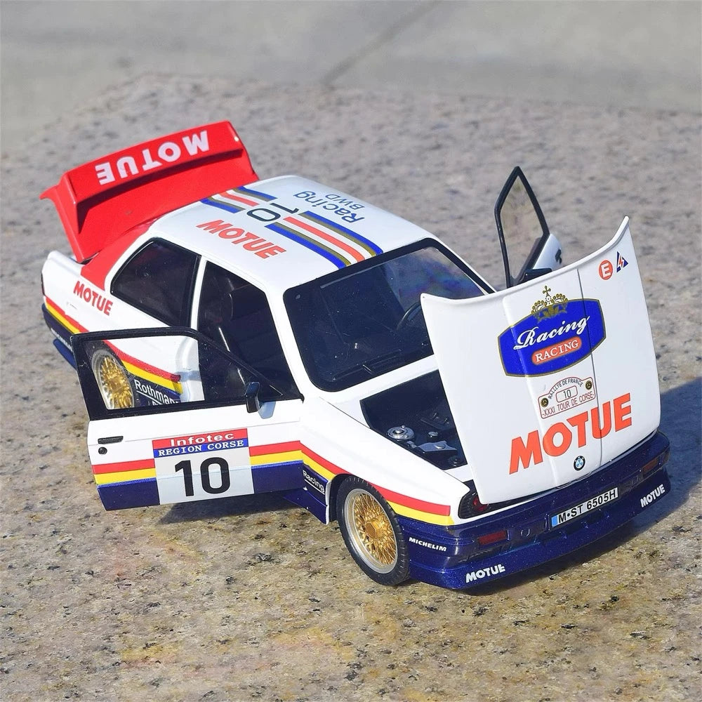 [TOY] 1:24 BMW 1988 E30 M3 #10 Tour de Corse Model Car Die-Cast
