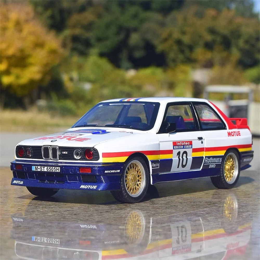 [TOY] 1:24 BMW 1988 E30 M3 #10 Tour de Corse Model Car Die-Cast