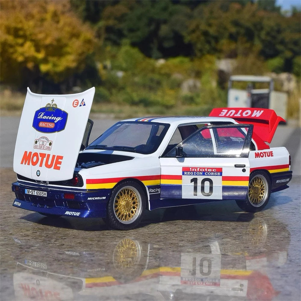 [TOY] 1:24 BMW 1988 E30 M3 #10 Tour de Corse Model Car Die-Cast