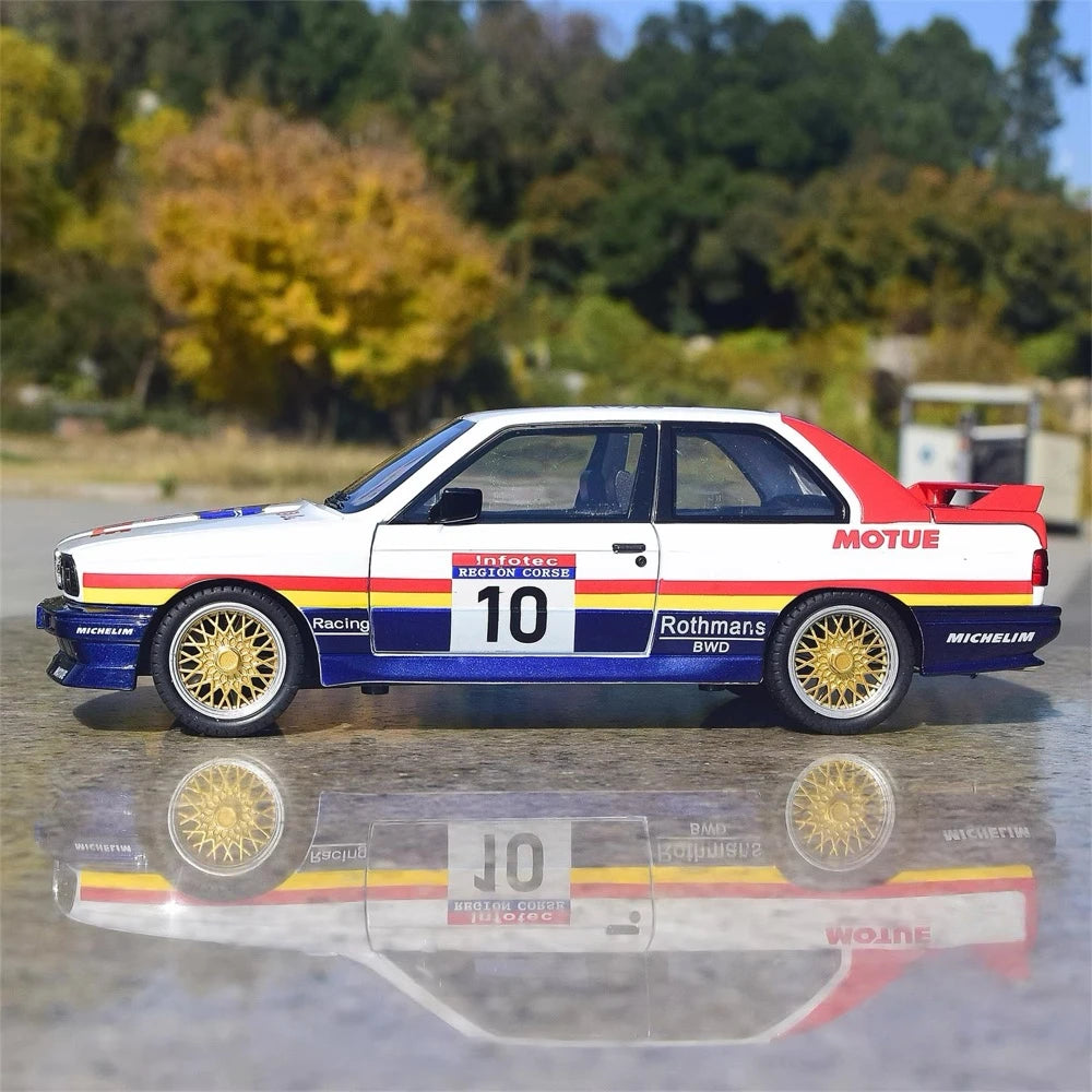 [TOY] 1:24 BMW 1988 E30 M3 #10 Tour de Corse Model Car Die-Cast