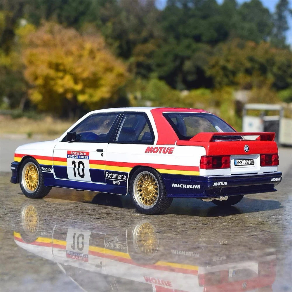 [TOY] 1:24 BMW 1988 E30 M3 #10 Tour de Corse Model Car Die-Cast