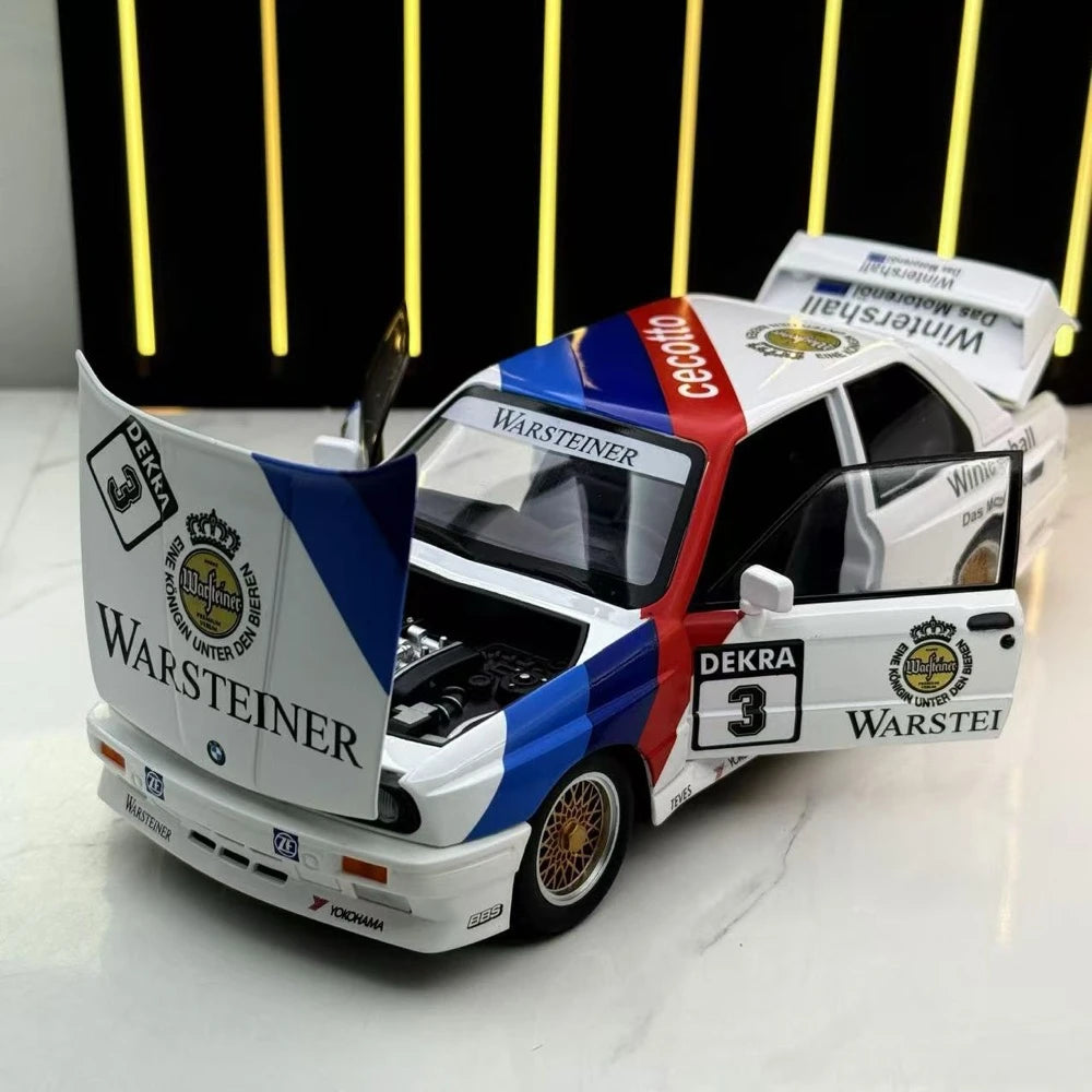 [TOY] 1:24 BMW 1988 E30 M3 #3 DTM modellino di auto Die-Cast