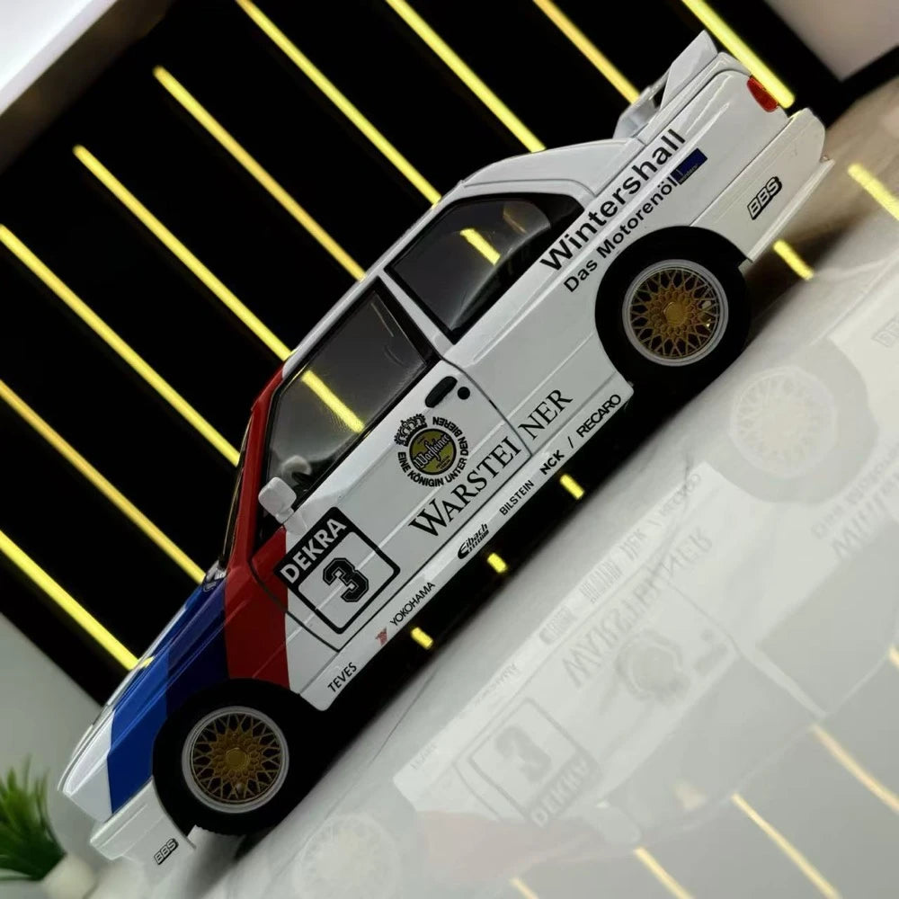 [TOY] 1:24 BMW 1988 E30 M3 #3 DTM modellino di auto Die-Cast