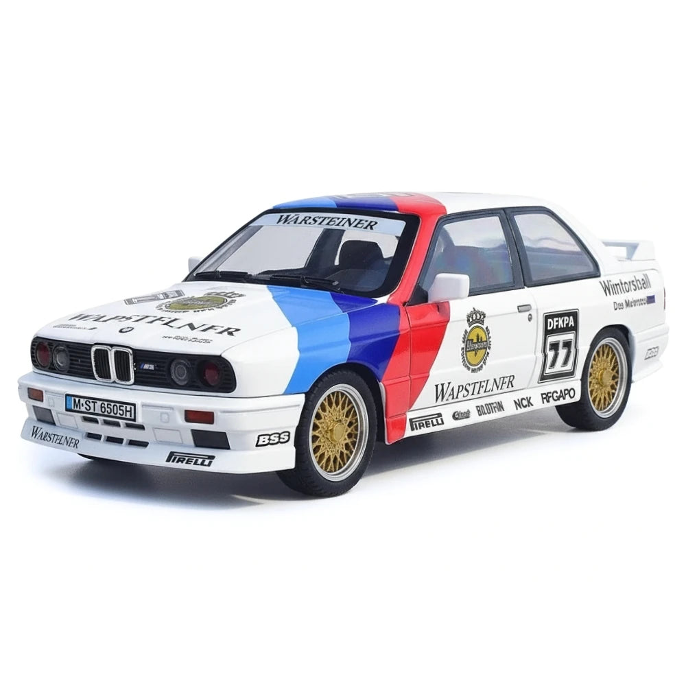 [TOY] 1:24 BMW 1988 E30 M3 #77 DTM modellino di auto Die-Cast