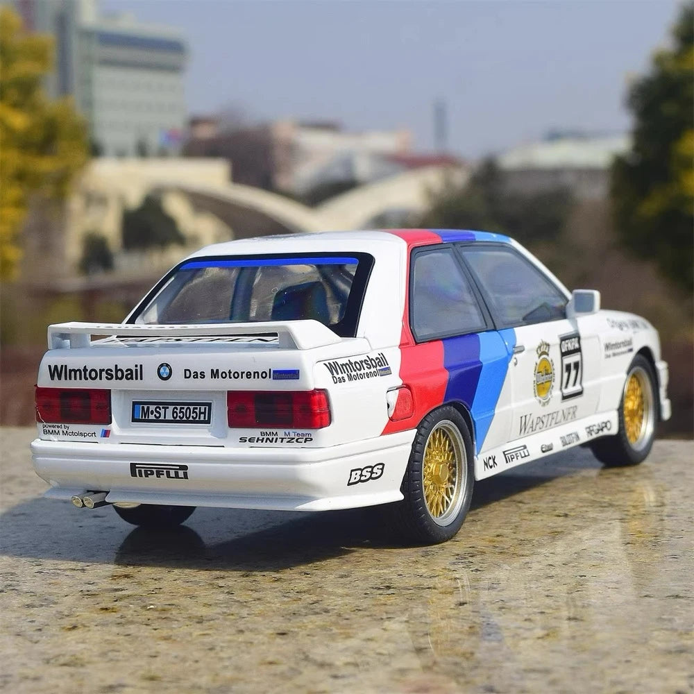 [TOY] 1:24 BMW 1988 E30 M3 #77 DTM Model Car Die-Cast