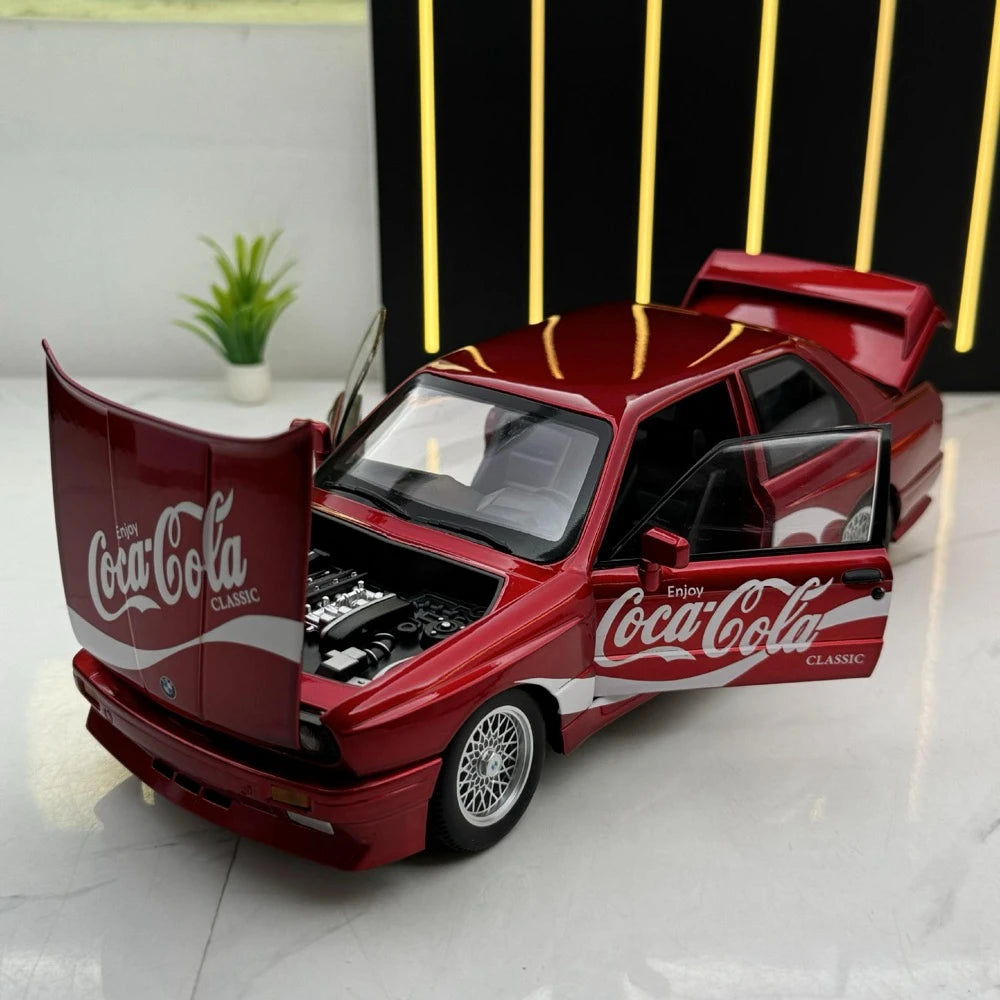 [TOY] 1:24 BMW 1988 E30 M3 Coca-Cola modelauto Die-Cast